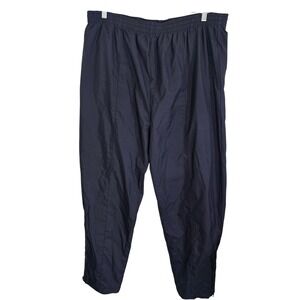 New Balance Mens Navy Blue Track Pants XXL Elastic Waist Lined Athletic‎ Joggers
